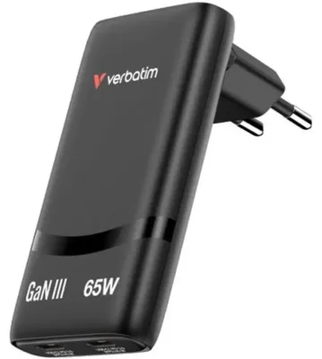 Zdjęcie produktu dla Verbatim 32354, Wewnętrzna, Prąd przemienny, 20 V, Czarny