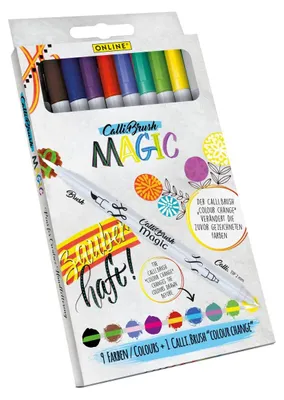 Produktbild von ONLINE Pinselstifte Calli Brush Magic Set Kartonetui