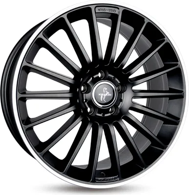 Produktbild von 18 Zoll KESKIN KT15 5x112 ET30 Alufelgen MATT BLACK LIP POLISH