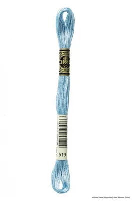 Produktbild von DMC Stickgarn Mouline Special 117MC -519, 6-fädig, 8m