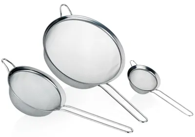 Küchensieb-Set 3-teilig, Edelstahl, Ø 8/14/20 cm