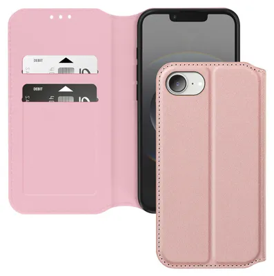 Immagine prodotto di Avizar, custodia a libro con scomparto per carte e supporto per Apple iPhone 17e, rosa