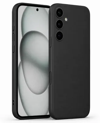 Image de Coque en TPU mat pour Samsung Galaxy S25 FE, couleur noire mate, Image générée par une IA