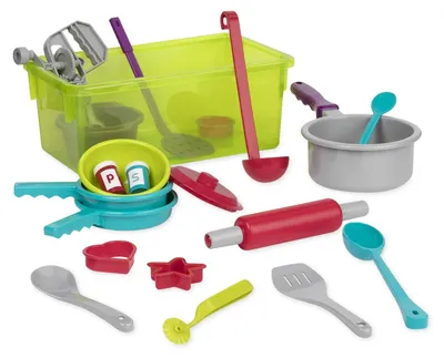 Produktbild von Kochgeschirr-Spielset 21-teilig mit Aufbewahrungsbox Spielzeugsets