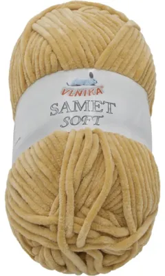 Obrázok produktu pre Priadze SAMET – 100 g, 100 m – Béžová farba