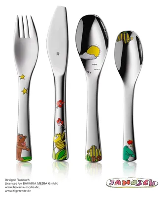 Immagine prodotto di WMF Kinderbesteck-Set Janosch, 4-teilig 3201002555 4000530683526