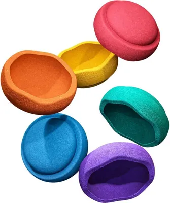Produktbild von Stapelstein 6er Set Rainbow Classic (violet/blue/green/yellow/orange/red)