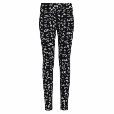 Produktbild von 85042 Top Model Mädchen Leggings Blau Gr.140 – Bequeme Kinder-Leggings mit Print – Alltag & Freizeit