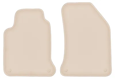Produktbild von DURBAN Beige Velours-Fußmatten vorne für Renault Laguna II Kombi, Liftback (2001-2007)