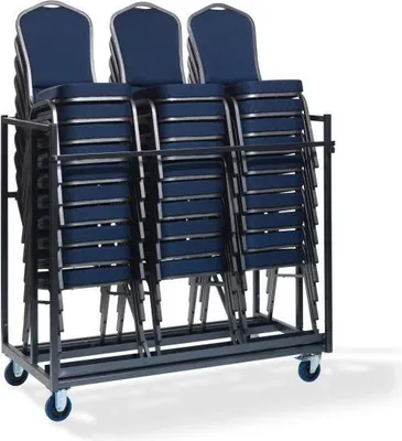 Produktbild von Stapelstuhl Transportwagen, für bis zu 30 stapelstühle