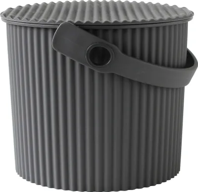 Produktbild von Hachiman omnioutil mini Eimer  Dunkelgrau  4L