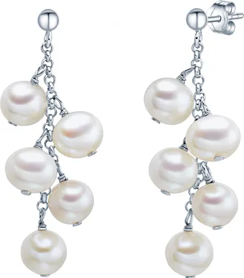 Produktbild von Valero Pearls Ohrstecker Sterling Silber Süßwasser-Zuchtperle 60201328