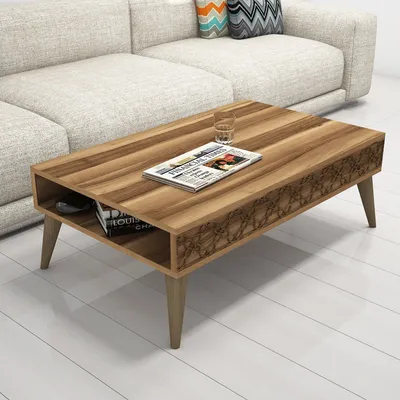 Obrázek produktu pro Skye Decor, City - ořech, Couchtisch, Nussbaum, 100 % MELAMINBESCHICHICHTETETETETETE SPANPLATTEN, 105 x 60 x 36,6 cm