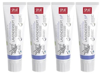 Produktbild von SPLAT - Zahnpasta - 4er Pack - Lavendersept - Beruhigender Kräuterschutz - Fluoridfrei
