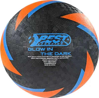 Produktbild von Best Sporting Fußball Glow in the Dark – Barfuß Ball Größe 5, leuchtend im Dunkeln, weich & rutschfest, Orange
