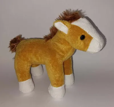 Produktbild von Plüschtier Pferd 16cm, braun, braune Mähne, Stofftiere Kuscheltiere Pferde Pony Ponys Tier