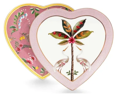 Produktbild von La Majorelle Herzformteller 21,5 cm Set2