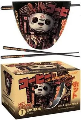 Produktbild von Ilustrata (Black Coffee Attack) Ramen Bowl Set