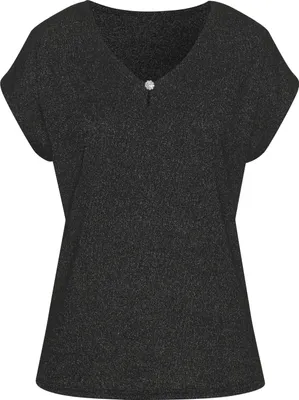 Produktbild von LASCANA Kurzarmshirt schwarz Größe 40/42
