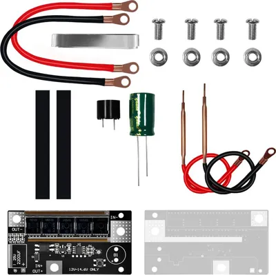 Image de Soudeuse par points portable pour batterie - Machine de soudage à accumulation d'énergie pour batterie 18650 & PCB, batterie 12V requise, soudage de batterie DIY