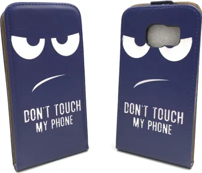 Produktbild von Handyhülle Tasche für Handy Samsung Galaxy S7 Dont Touch my Phone