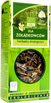 HERBATKA DLA ŻOŁĄDKOWCÓW BIO 50 g - DARY NATURY