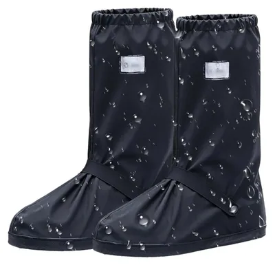 Image de Protège-chaussures de pluie réutilisables avec semelle antidérapante