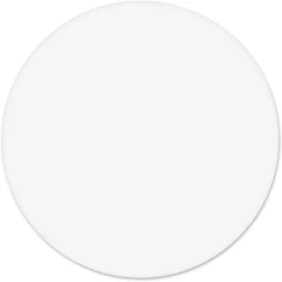 Zdjęcie produktu dla Podkładka pod myszkę Podkładka pod mysz, antypoślizgowy spód, 22 cm, biały, do domu i biura