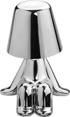 Produktbild von Luxus - Bins Brother Tischlampe - Silber - Mr Who