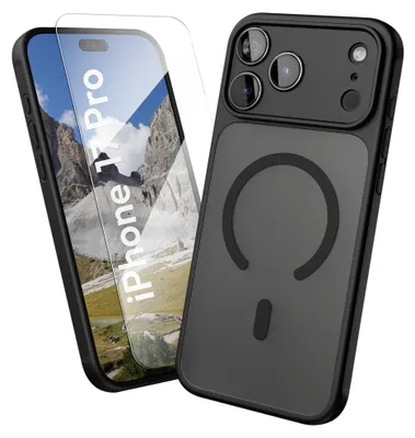 Obrázek produktu pro Ochranný kryt Oakshield pro Apple iPhone 17 Pro – pouzdro na mobilní telefon [kompatibilní s MagSafe] – kryt z TPU [odolný proti nárazům] – s [ochranným sklem] – pouzdro