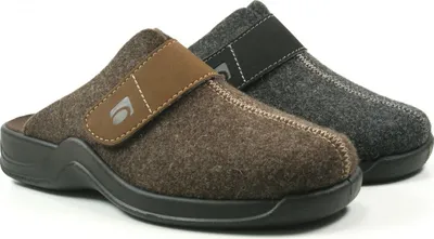 Produktbild von Rohde 2738 Vaasa-H Herren Schuhe Hausschuhe Pantoffeln, Größe:40 EU, Farbe:Grau