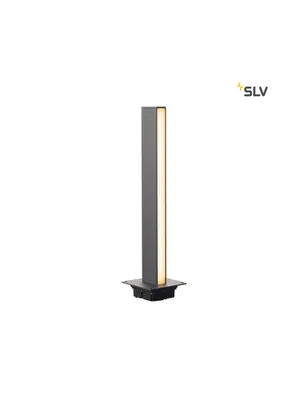 Produktbild von SLV 232185 H-POL Wege- und Standleuchte zweiflammig LED 3000K anthrazit L B H 16,5 16,5 66 cm