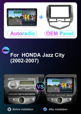 Immagine prodotto di Autoradio Android 12 da 9 pollici - 4 GB di RAM, 64 GB di memoria - Touchscreen capacitivo 2 DIN