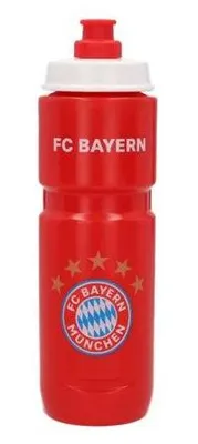 Obrázek produktu pro Sportovní láhev FC Bayern München, objem 0,75 l – Červená láhev, oficiální produkt pro fanoušky