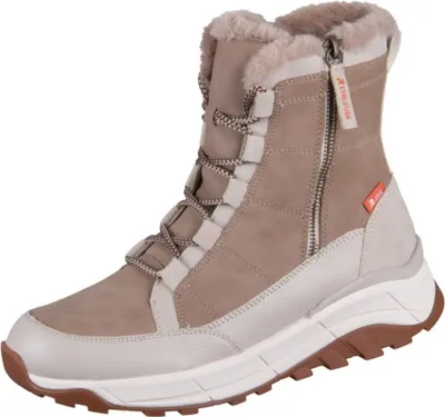 A single winter boot is shown against a white background.