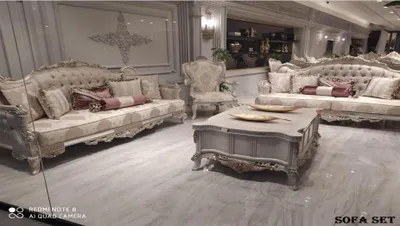 Produktbild von Sofa Set Barock Rokoko Möbel Wohnzimmer Sitzgarnitur Polster 4tlg. Neu