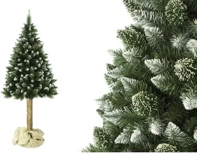 Zdjęcie produktu dla Sztuczna choinka z pniem 220 cm - modułowa