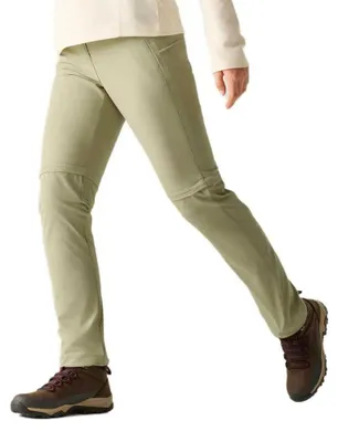 Produktbild von Regatta Travel Light Zip Off Ii Hosen Grün 38 / Regular Frau Grün 38