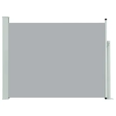 Zdjęcie produktu dla Wysuwana markiza boczna na taras, 140 x 500 cm, szara
