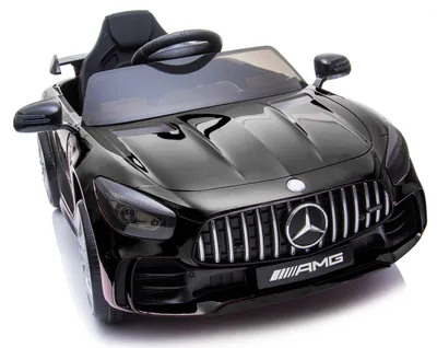 Zdjęcie produktu dla Auto na akumulator pilot skóra EVA samochód dzieci Mercedes AMG GTR czarny