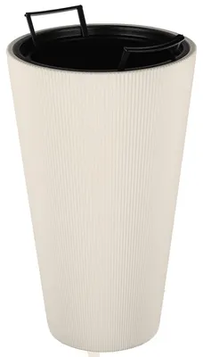 Produktbild von Blumentopf - Kunststoff-Pflanzkübel mit Einsatz - Modernes Design - Für Blumen und Grünpflanzen