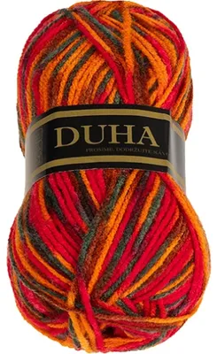 Productafbeelding van Garen DUHA - 50 gram, 150 meter - Oranje, Rood
