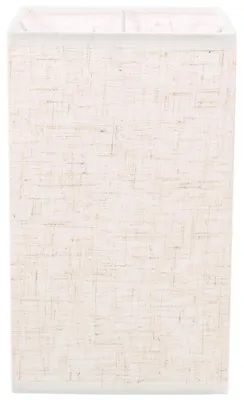 Stoff-Lampenschirm E27, rechteckig, 20x12x12 cm