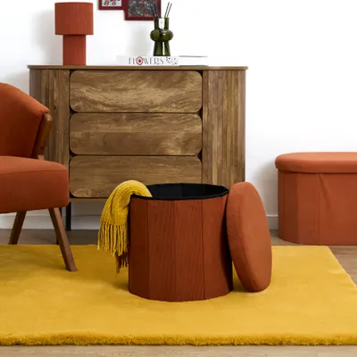 Produktbild von Faltbare Aufbewahrungsbox aus Terrakotta