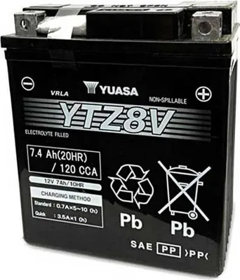 Obrázek produktu pro Bezúdržbová baterie YUASA aktivovaná z výroby - YTZ8V