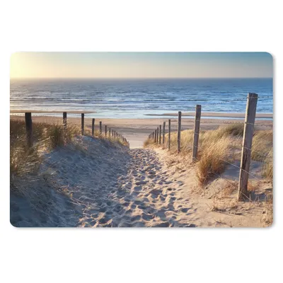 Produktbild von MuchoWow® Mauspad Mousepad Strand - Meer - Niederlande - Dünen - Sonne 27x18 cm - Mousepads - Maus Mat - Pad - Mausunterlage - Büroartikel - Desk Matten