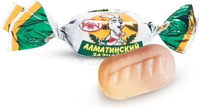 Produktbild von Hartkaramellen - Almatinskij Sasnajka, mit Nussfüllung, 300 g