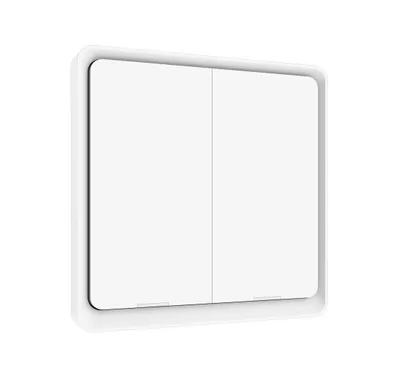 Obrázok produktu pre Immax SMART WiFi Biely nástenný vypínač, 2-tlačítkový 07513L