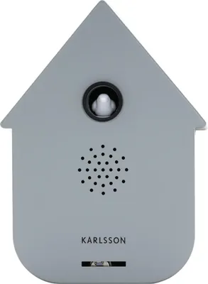 Produktbild von Karlsson - Ornament Sound Box Modern Chuckoo - Grau - 12x7.5x11.5cm