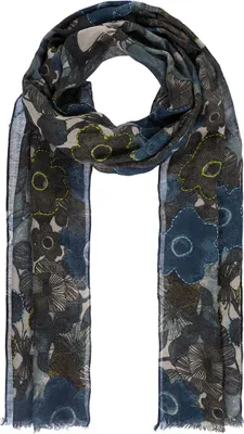 Produktbild von Passigatti Schal mit Blumenmuster und Stickerei, Gr. ONESIZE